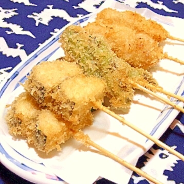 居酒屋風 串揚げ3種 鶏 ししとう ナス レシピ 作り方 By メリッコ 楽天レシピ 居酒屋風 串揚げ3種 鶏 ししとう ナス レシピ 作り方 By メリッコ 楽天レシピ